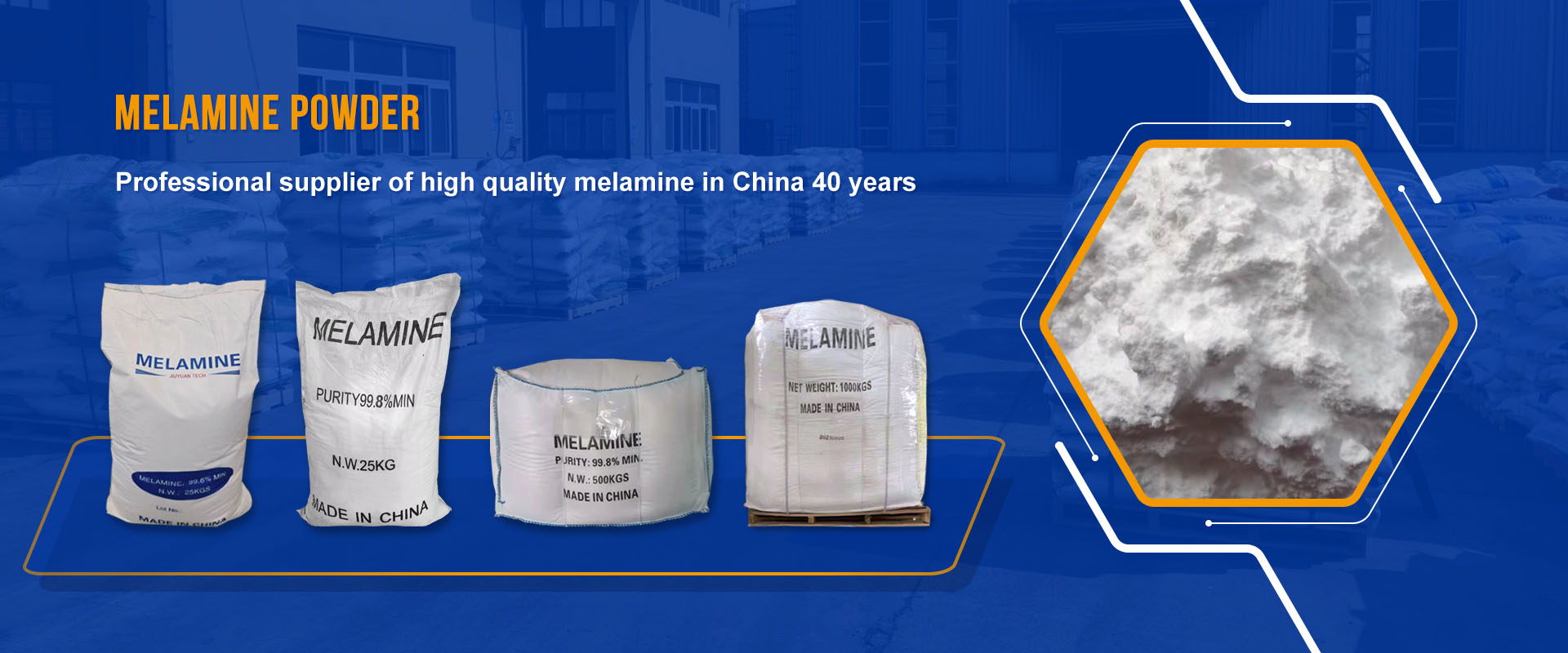 PROFESSIONAL SUPPLIER OF HIGH QUALITY MELAMINE IN 