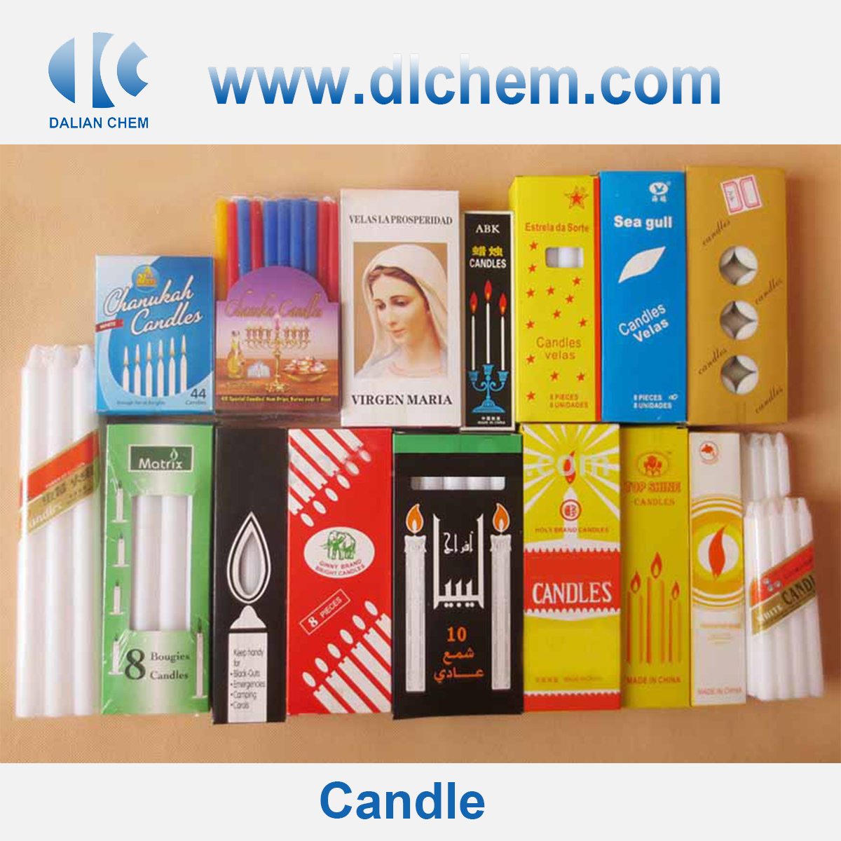 Pillar Candles CAS No.8002-74-2