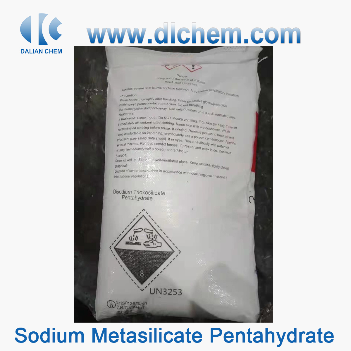 Sodium Metasilicate Pentahydrate CAS No.10213-79-3