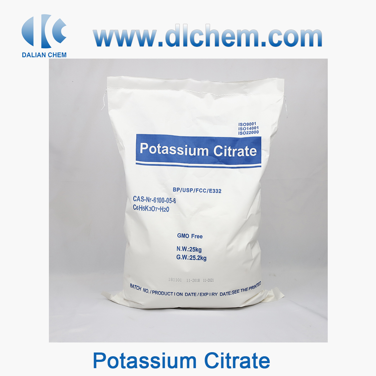 Potassium Citrate Monohydrate CAS No.6100-05-6